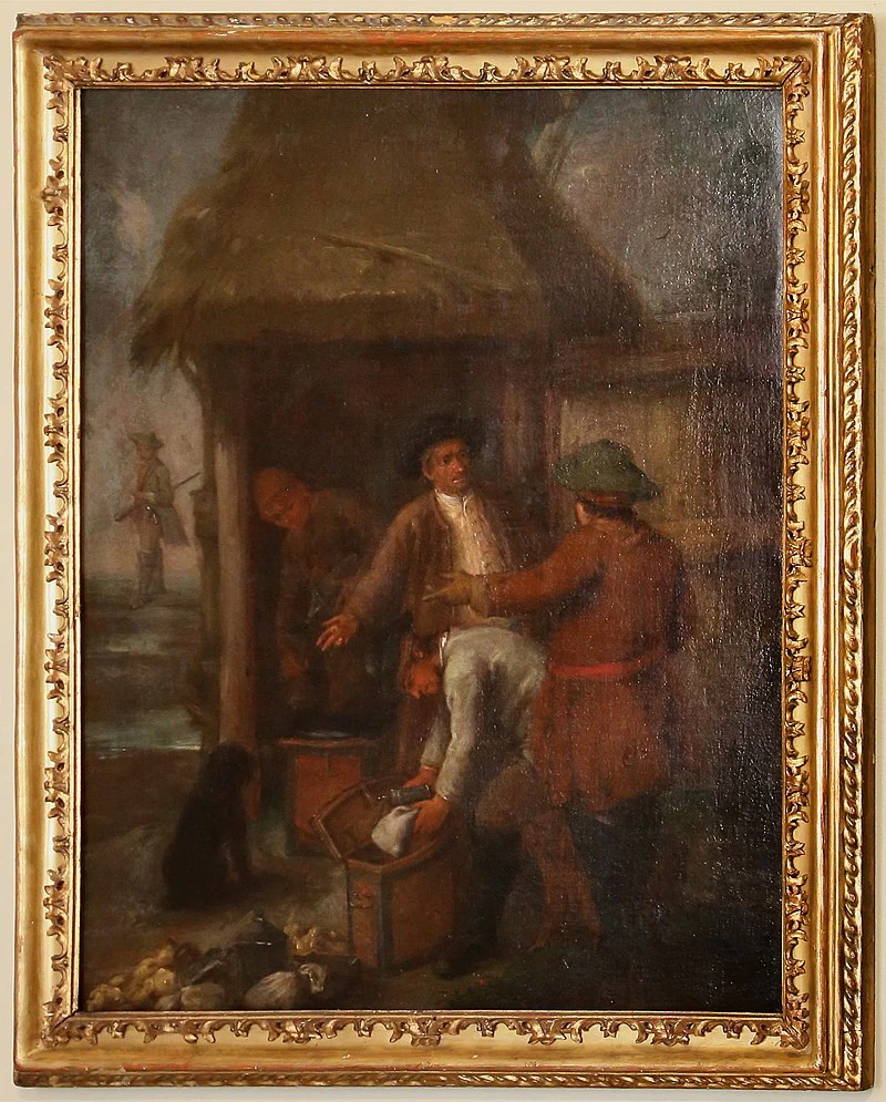 Serie della caccia in valle, 1765 - 70 ca., scarico del materiale, Pinacoteca Querini Stampalia